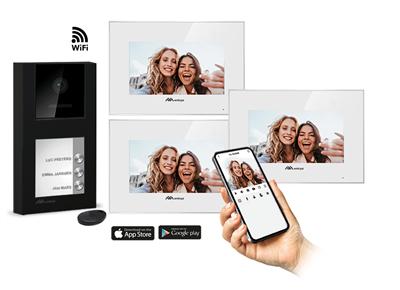 Entrya - Facila neXt K2171W/B3 kit video intercom - 105037