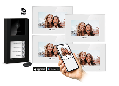 Entrya - Facila neXt K2171W/B4 kit video intercom - 105038