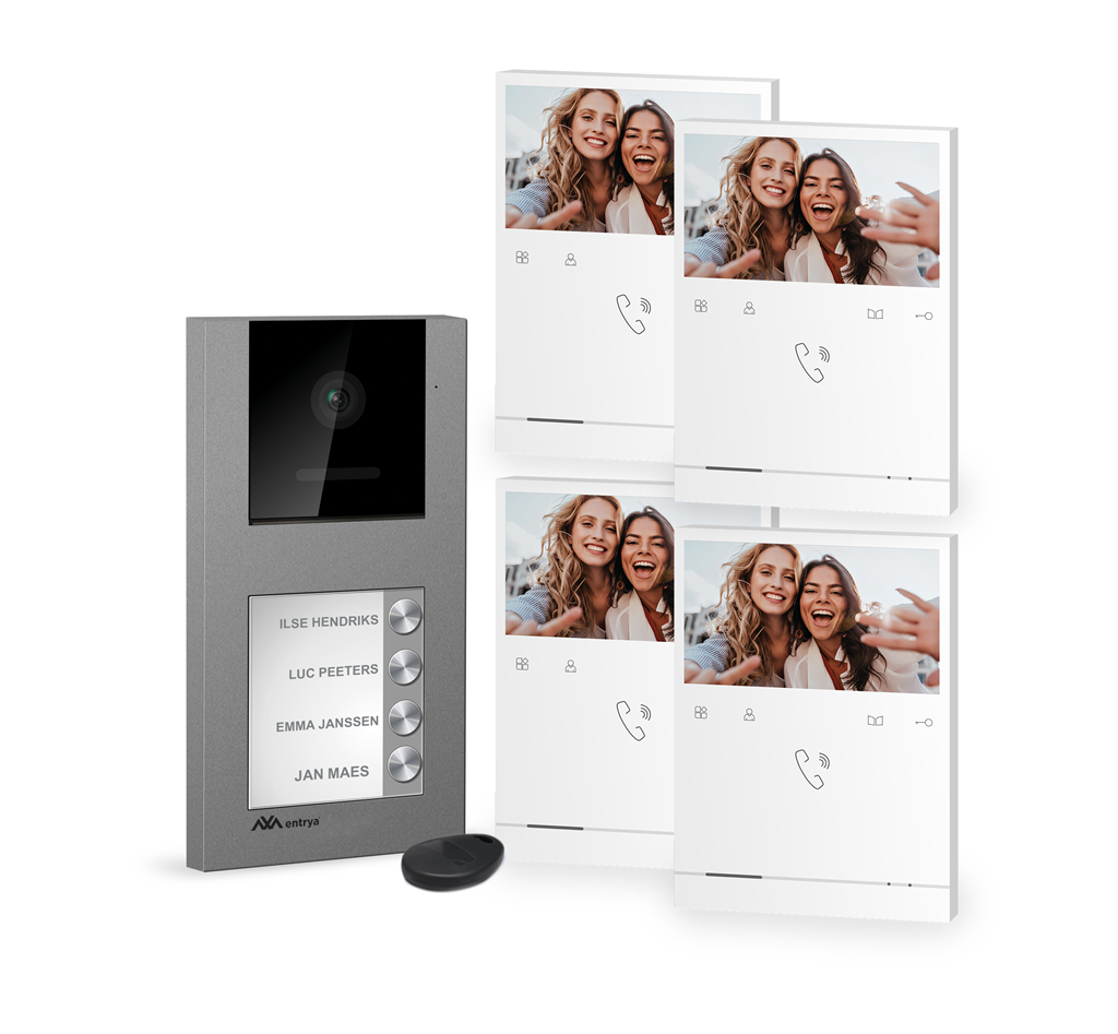 Entrya - Facila neXt K2141/4 kit video intercom - 105052