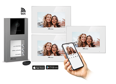 Entrya - Facila neXt K2171W/3 kit video intercom - 105054