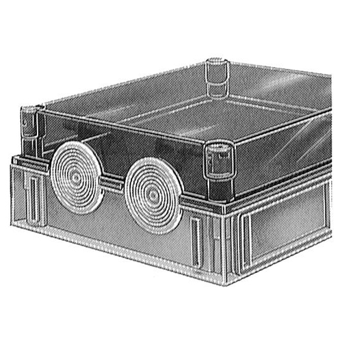 VOEDINGSKAST 250X300X108mm 2-INGANGEN