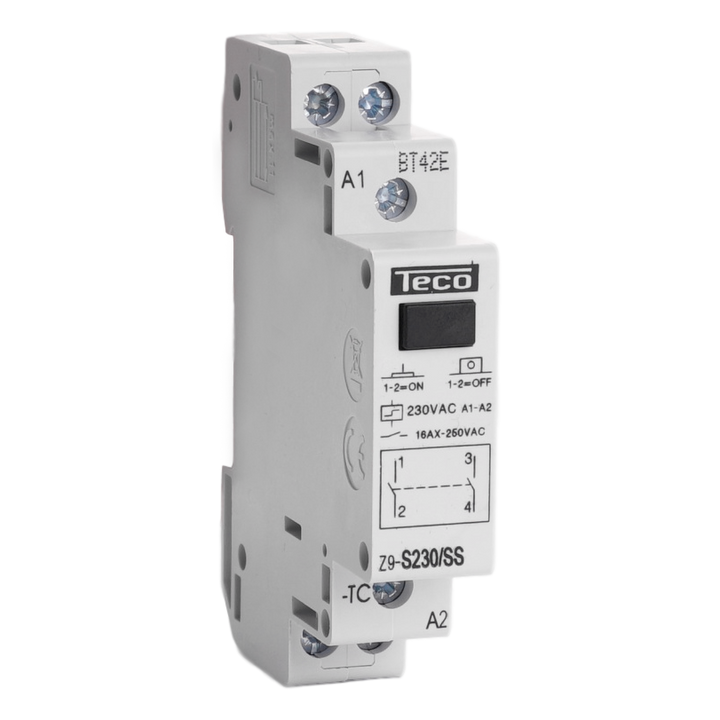 Impulsrelais Teco 230VAC 16A 2NO