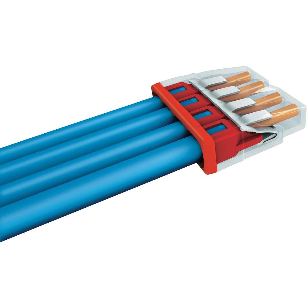 WAGO 2273-205 Lasklem - Massief: 0.5-2.5 mm² Aantal polen: 5,  100 stuks,  Transparant, Geel - Image 5