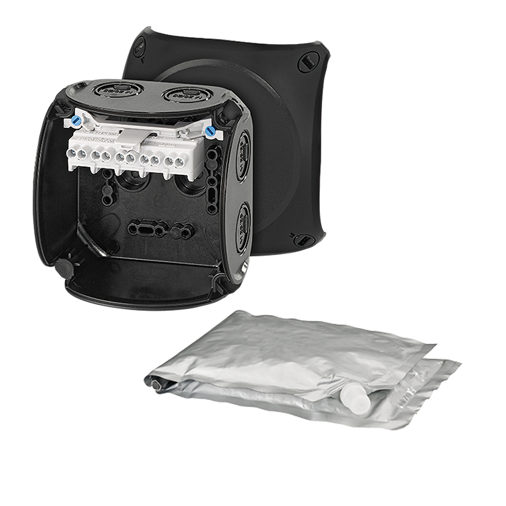 WP AFTAKDOOS 1,5-4 mm 104 x 104 zwart