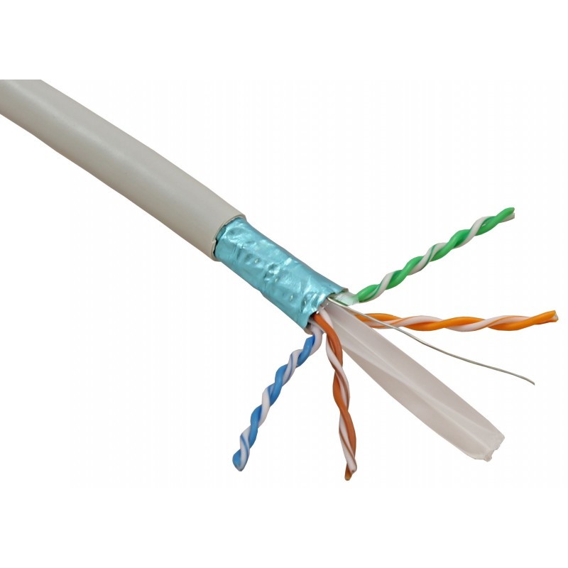 Confronteren Tutor Bladeren verzamelen FTP-kabel: Afgeschermde datakabel F/UTP Cat. 6 - per meter - Electro-Colli