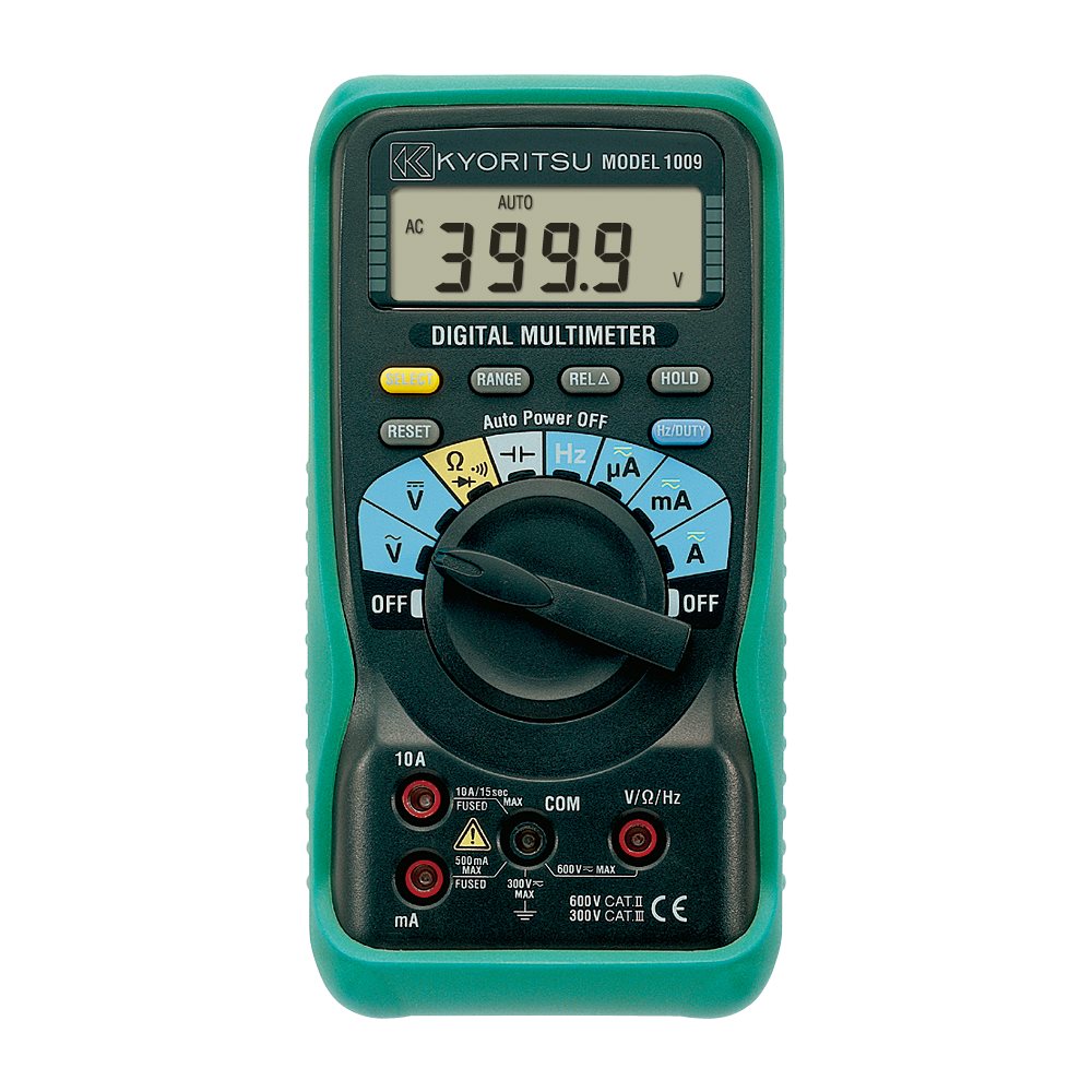 KYORITSU 1009 DIGITALE MULTIMETER VAC/VDC/AAC/ADC/OHM/DUTY/Hz