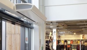 luchtgordijn deur winkel of horeca zaak